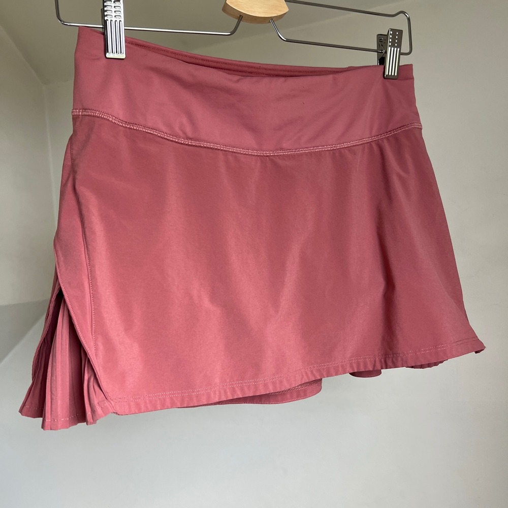 Lululemon Play Off The Pleats Skirt 13 Misty Merlot Pink Pleated Athletic Mini - Picture 3 of 10